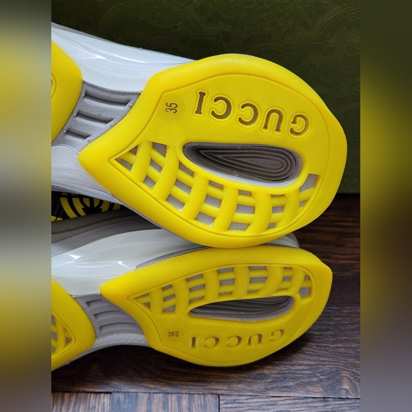 $735 Brand New Gucci Interlocking G logo Women Running Sneakers G 35 US 5 - Picture 6 of 8